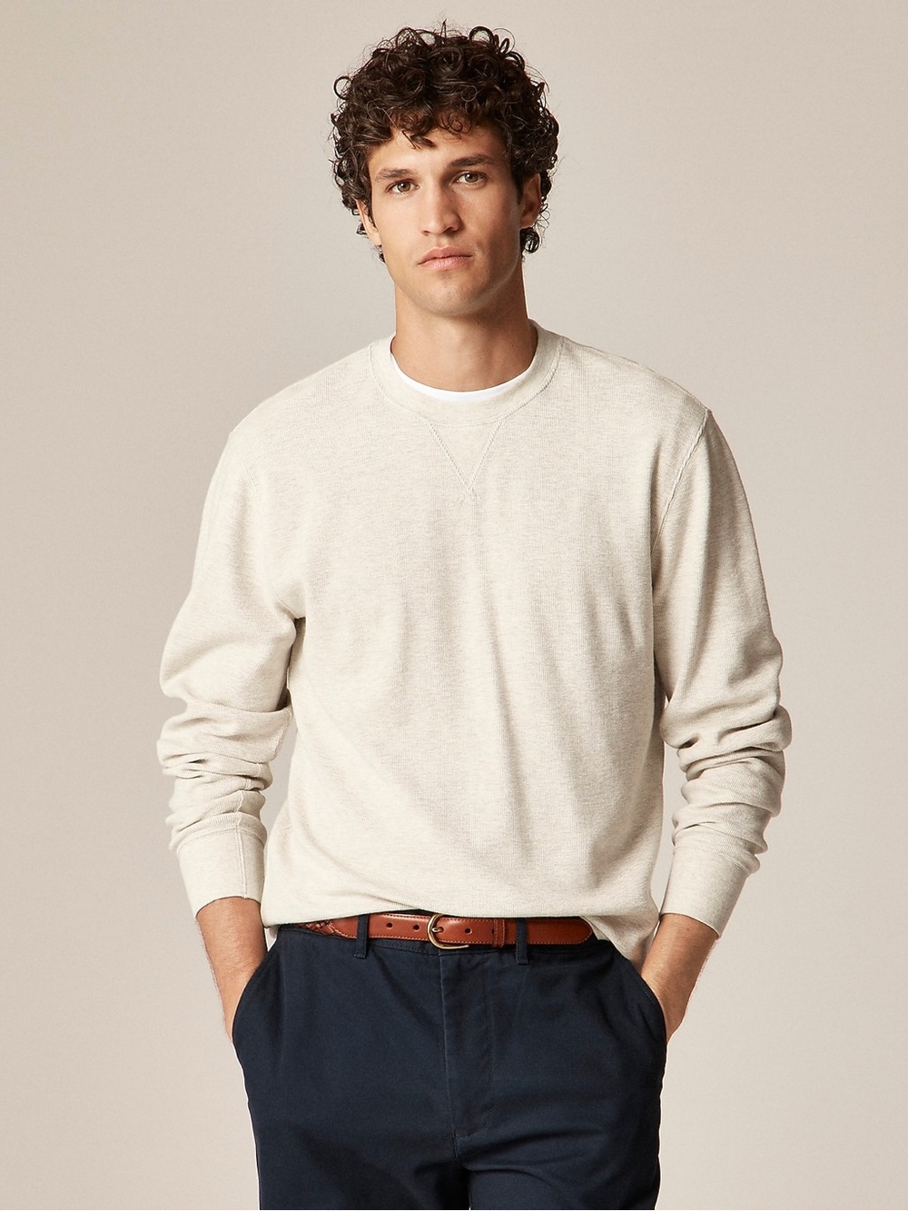 NWT J Crew rib knit crewneck M